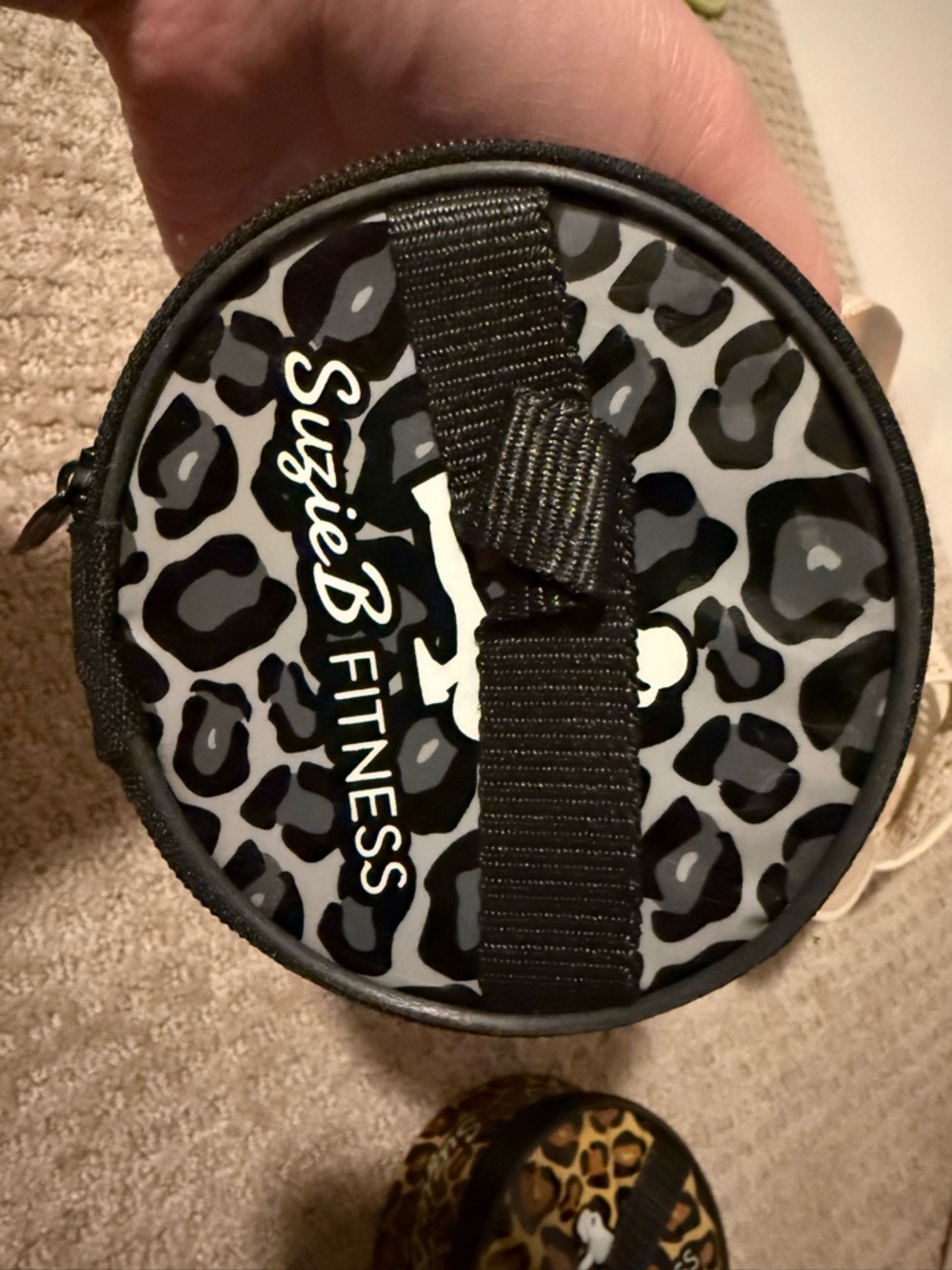 SuzieB Fitness Leopard Print- Light/Medium long band for exercise